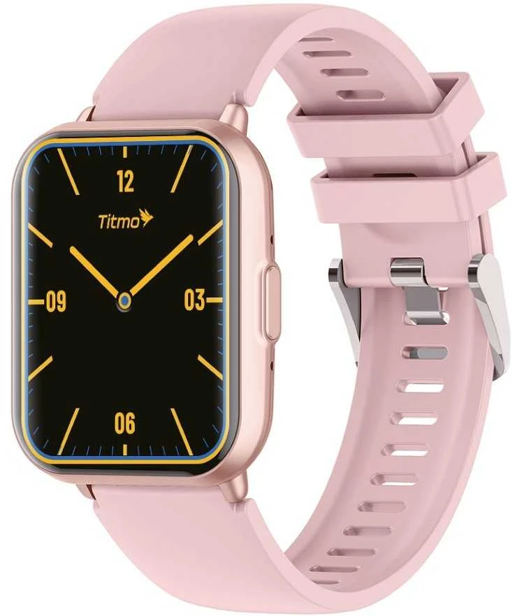 Išmanusis laikrodis TITMO E-100 (TFT, bluetooth call) pink