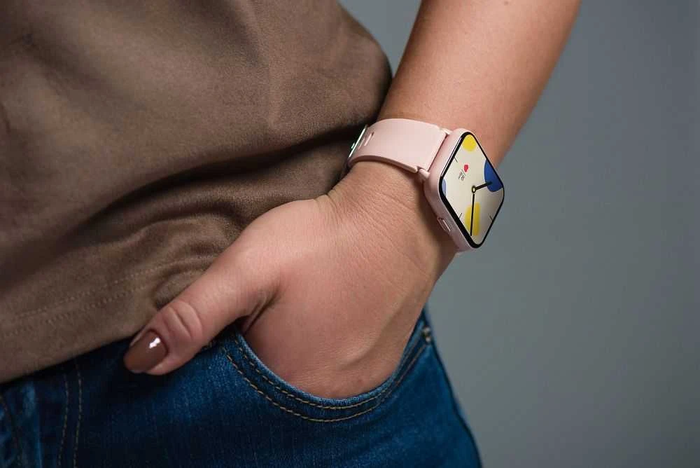 Išmanusis laikrodis TITMO E-100 (TFT, bluetooth call) pink