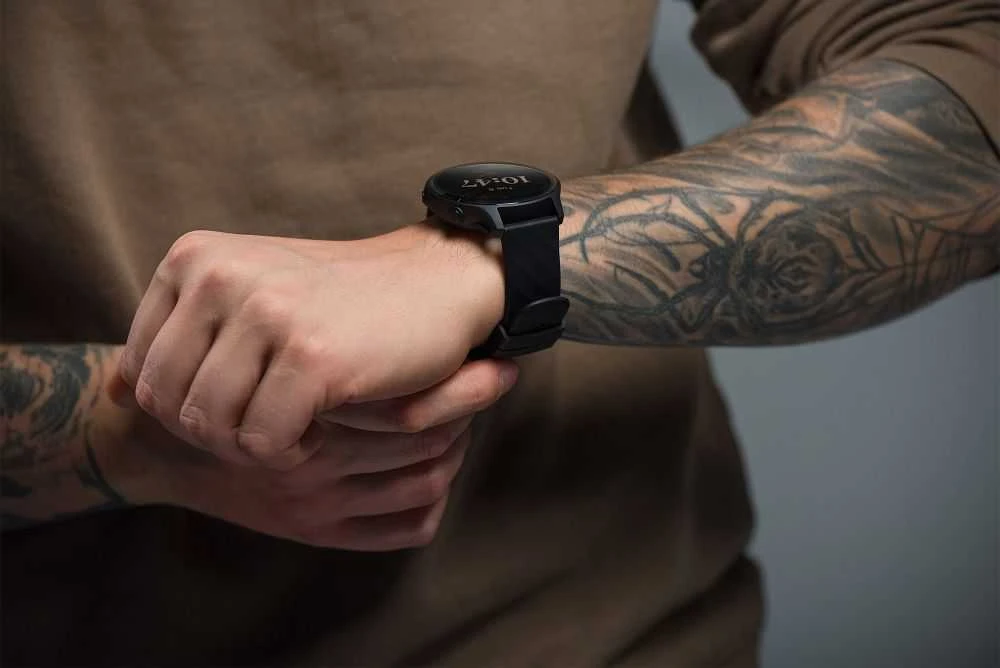 Išmanusis laikrodis TITMO O-100 (TFT, bluetooth call) juodas