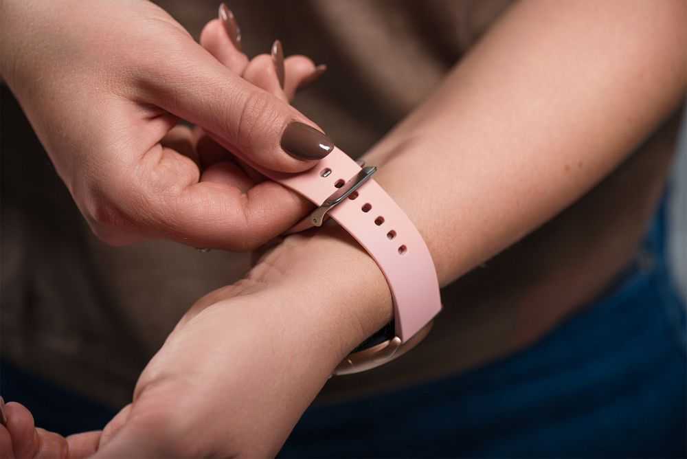 Išmanusis laikrodis TITMO O-150 (AMOLED, bluetooth call) pink