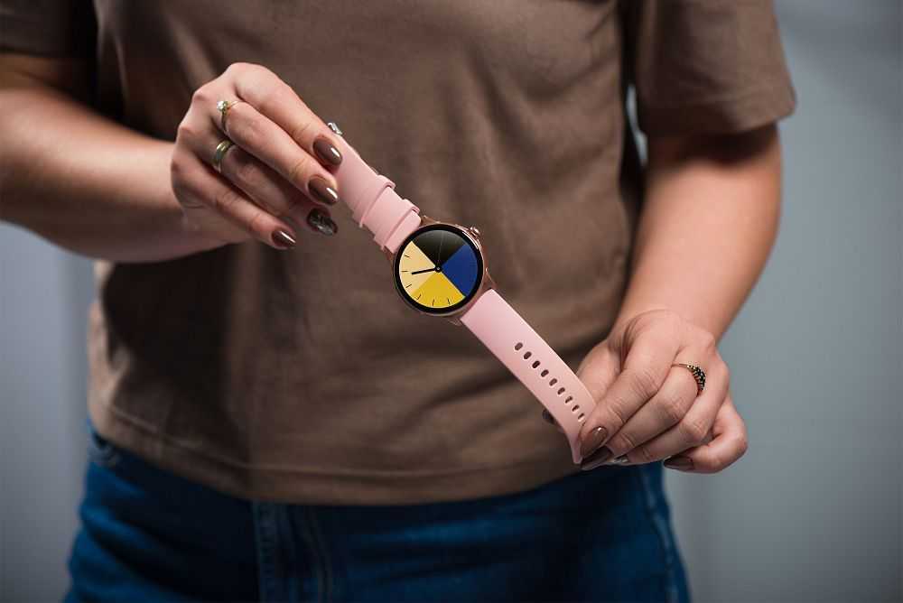 Išmanusis laikrodis TITMO O-150 (AMOLED, bluetooth call) pink