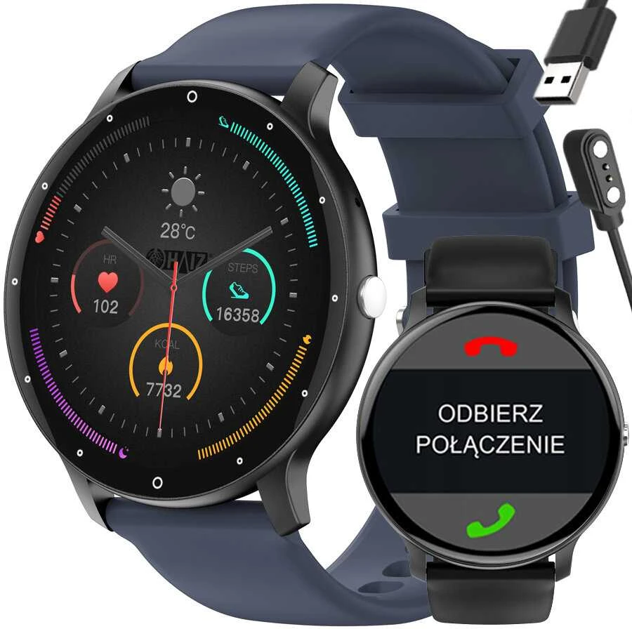 Išmanusis laikrodis UNISEX GRAVITY GT1-1 PRO - BLUETOOTH RYŠYS, PAPILDOMAS PRAŽAS (sg027a)