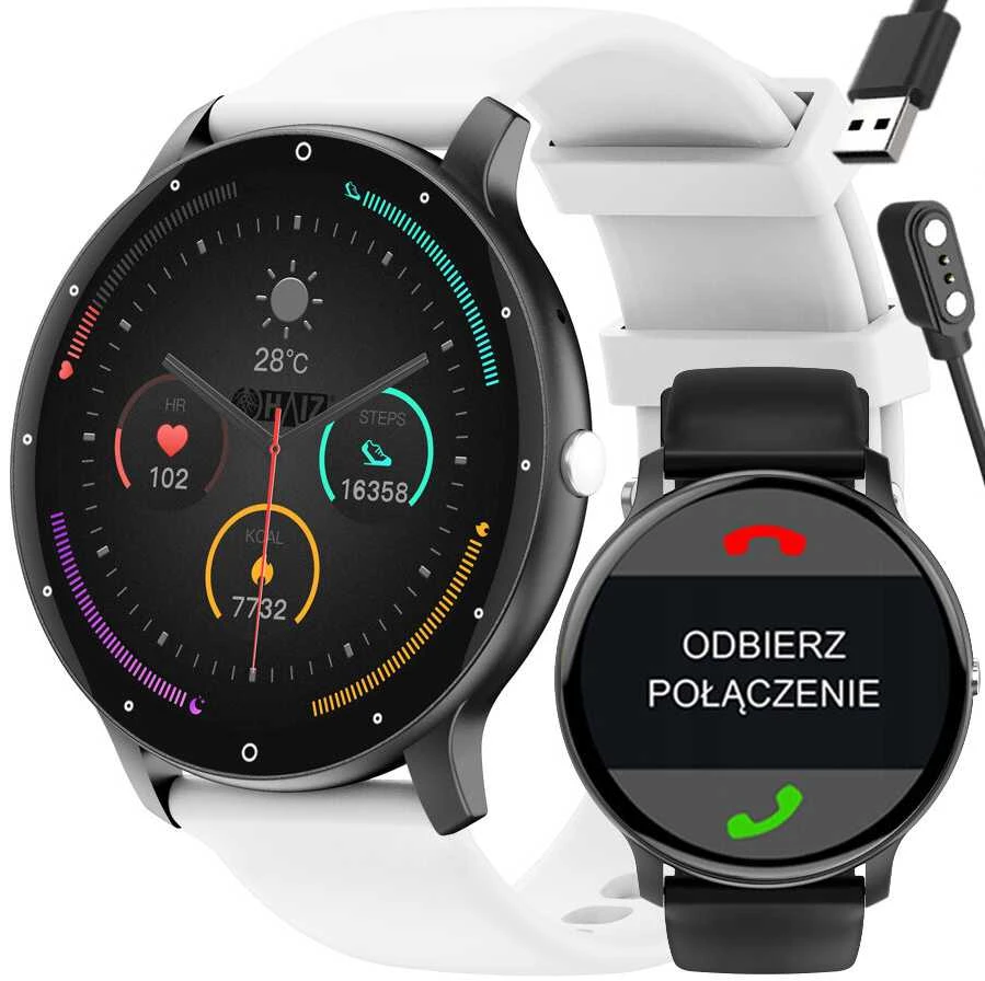 Išmanusis laikrodis UNISEX GRAVITY GT1-4 PRO - ROZMOWY BLUETOOTH, DODATKOWY PASEK (sg027d)