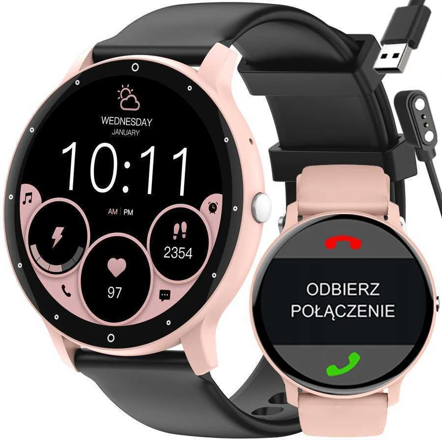 Išmanusis laikrodis UNISEX GRAVITY GT1-5 PRO - BLUETOOTH CONNECTIONS, ADDITIONAL PASSAGE (sg027e)
