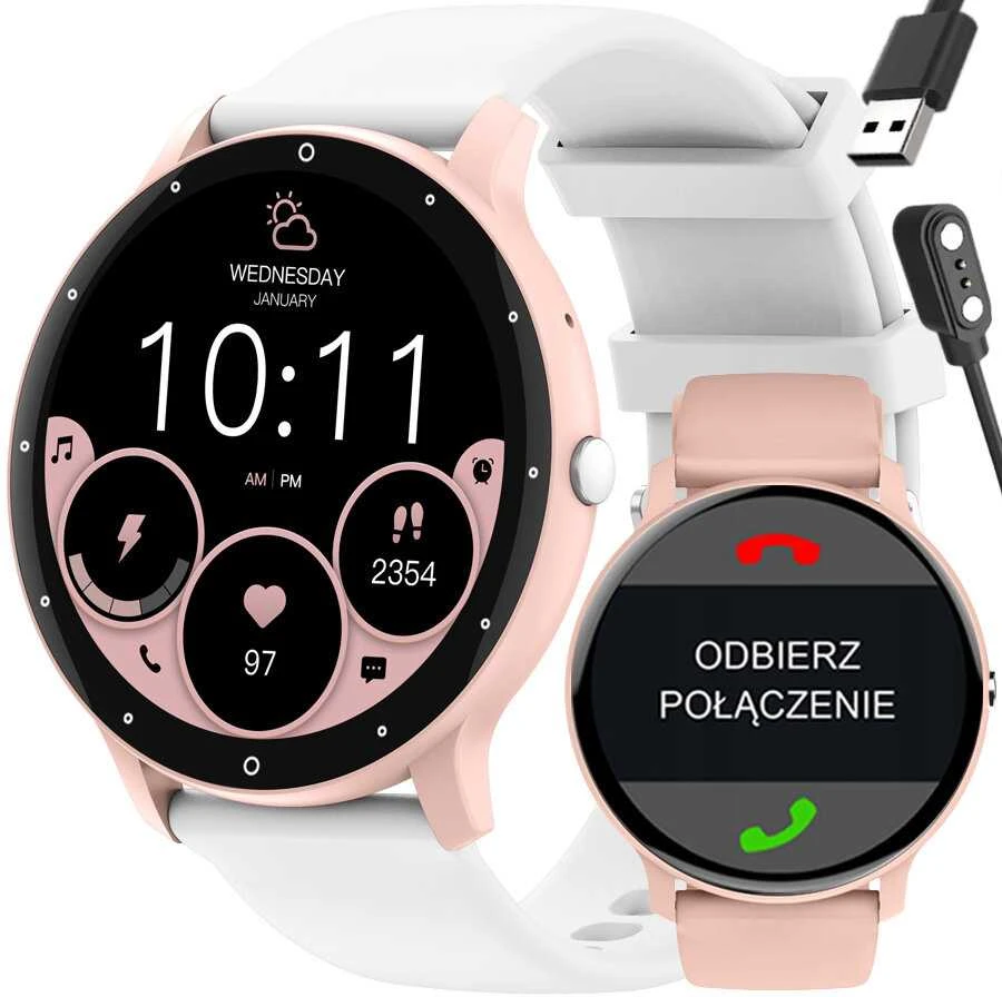 Išmanusis laikrodis UNISEX GRAVITY GT1-6 PRO - BLUETOOTH RYŠIAI, PAPILDOMAS PASAGE (sg027f)