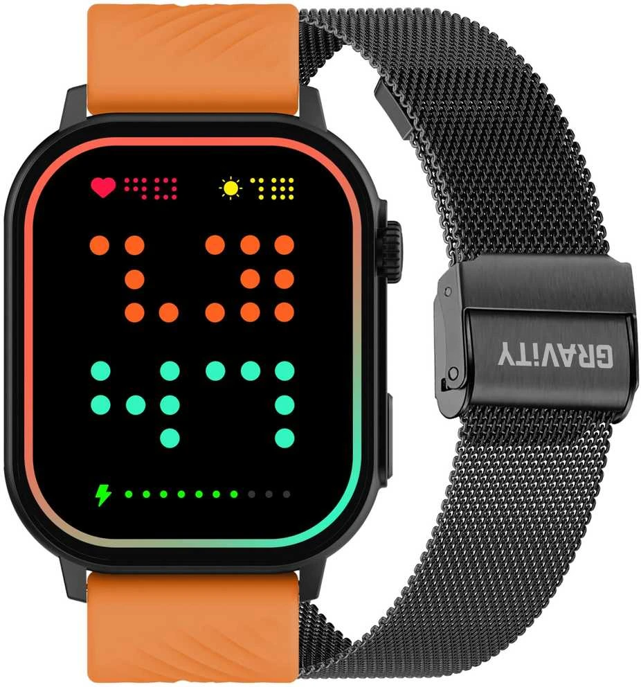 Išmanusis laikrodis UNISEX GRAVITY GT15-2 - BLUETOOTH CONNECTIONS, ADDITIONAL PASSAGE (sg029b)