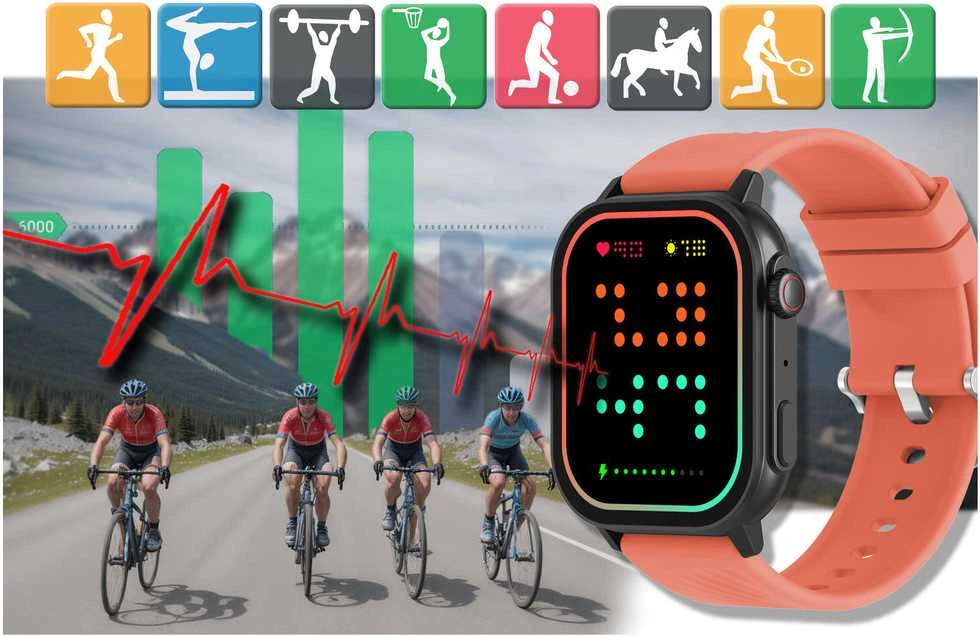 Išmanusis laikrodis UNISEX GRAVITY GT15-3 - BLUETOOTH CONNECTIONS, ADDITIONAL PASSAGE (sg029c)