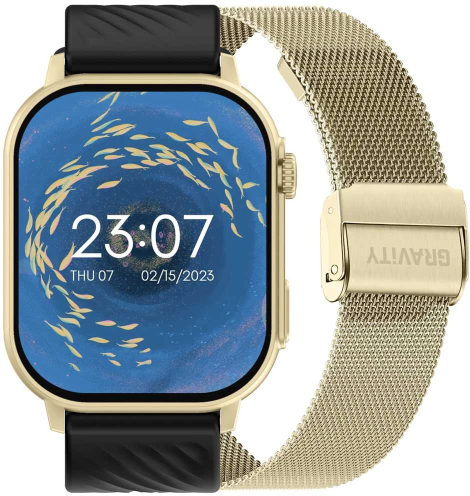 Išmanusis laikrodis UNISEX GRAVITY GT15-6 - BLUETOOTH RYŠIAI, PAPILDOMAS PRAĖJIMAS (sg029f)