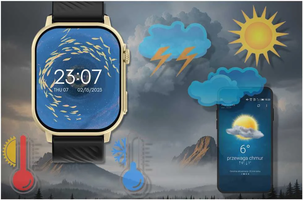 Išmanusis laikrodis UNISEX GRAVITY GT15-6 - BLUETOOTH RYŠIAI, PAPILDOMAS PRAĖJIMAS (sg029f)