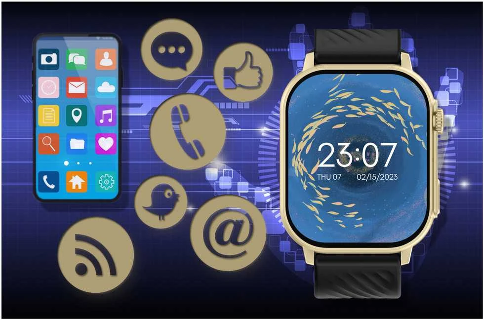 Išmanusis laikrodis UNISEX GRAVITY GT15-6 - BLUETOOTH RYŠIAI, PAPILDOMAS PRAĖJIMAS (sg029f)