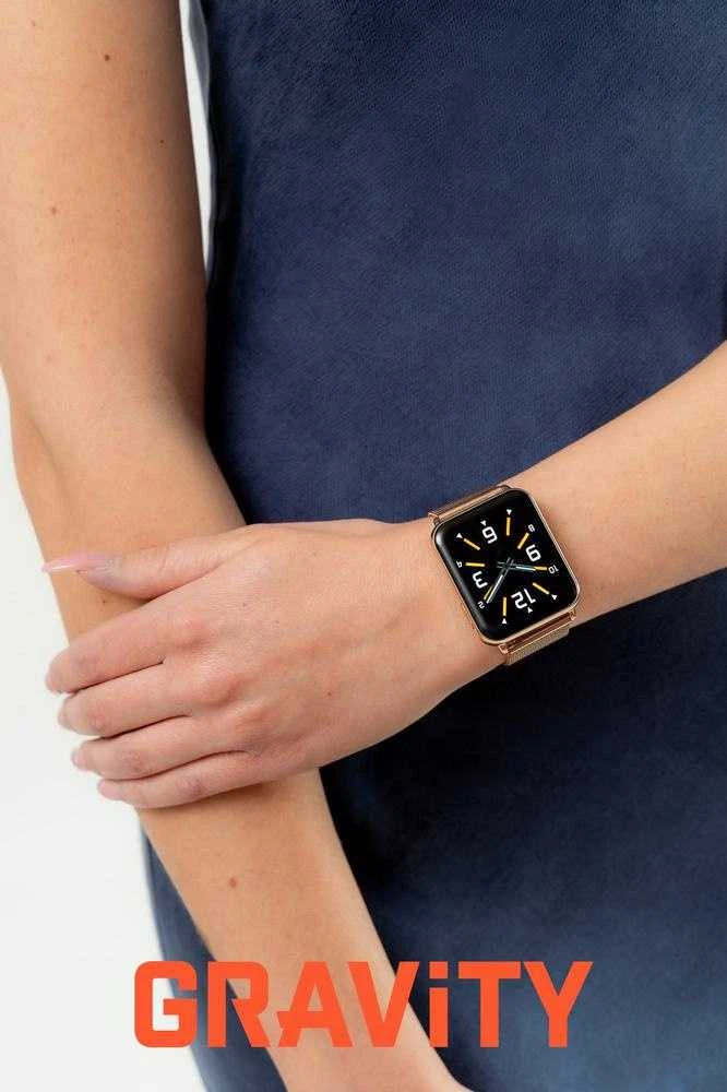 Išmanusis laikrodis UNISEX GRAVITY GT17-3 - AMOLED, DODATKOWY PASEK (sg038c)