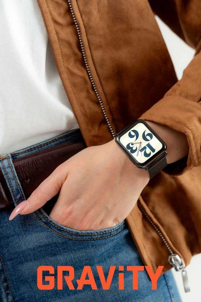 Išmanusis laikrodis UNISEX GRAVITY GT17-8 - AMOLED, DODATKOWY PASEK (sg038h)