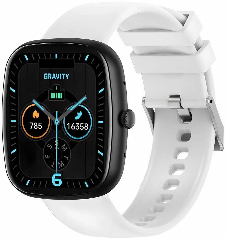 Išmanusis laikrodis UNISEX GRAVITY GT18-10 - BLUETOOTH POKALBIAI, PAPILDOMAS DIRŽELIS (sg036j)