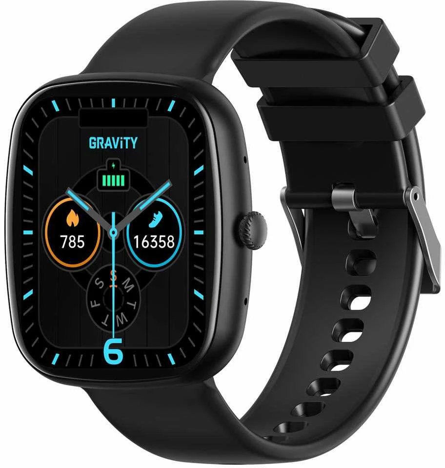 Išmanusis laikrodis UNISEX GRAVITY GT18-10 - BLUETOOTH POKALBIAI, PAPILDOMAS DIRŽELIS (sg036j)