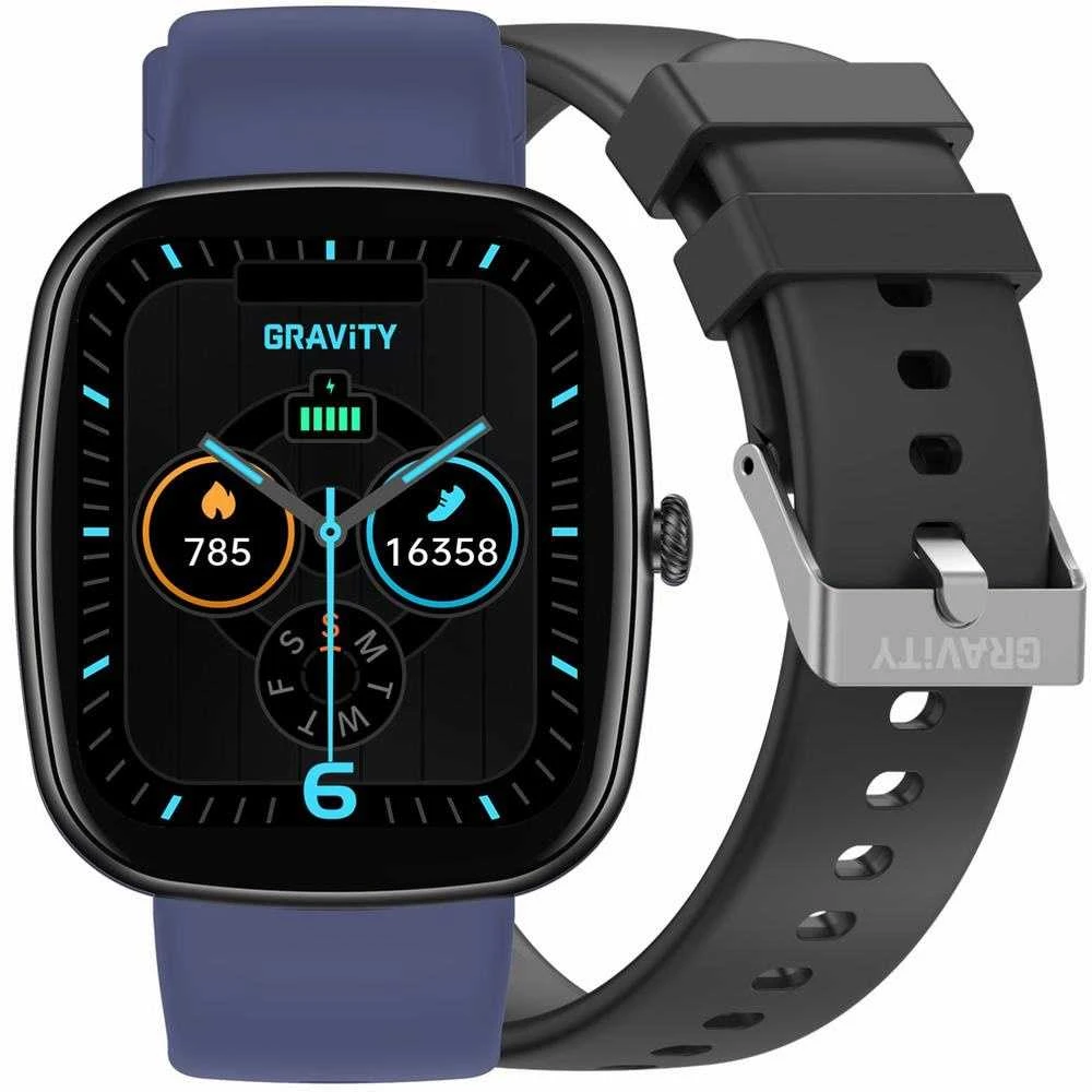 Išmanusis laikrodis UNISEX GRAVITY GT18-9 - ROZMOWY BLUETOOTH, DODATKOWY PASEK (sg036i)
