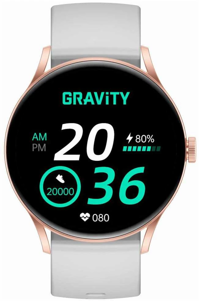 Išmanusis laikrodis UNISEX GRAVITY GT2-3 PRO - AMOLED, WŁASNE TARCZE (sg040c)
