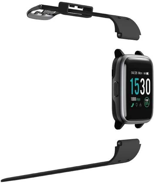 Išmanusis laikrodis UNISEX Jordan Kerr Active - juodas (sj002b) Jutiklinis ekranas IPS