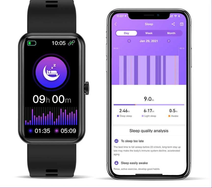 Išmanusis laikrodis UNISEX Rubicon RNCE83 - blood pressure monitorius (sr032f)