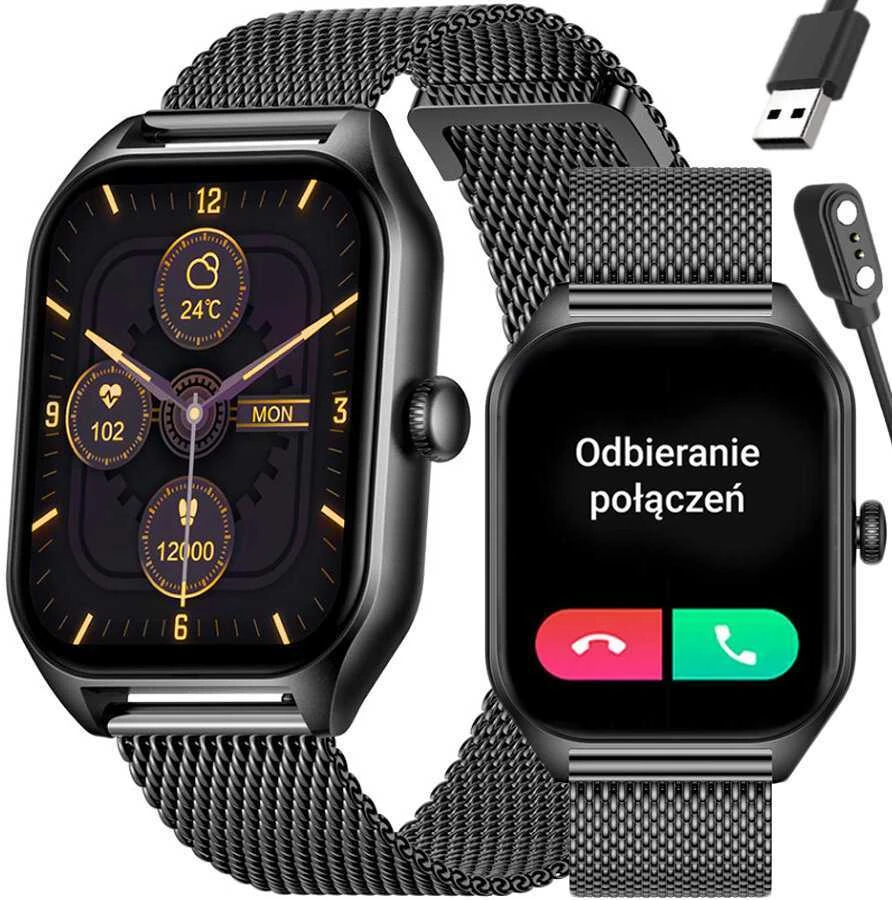 Išmanusis laikrodis Rubicon RNCF03, juoda