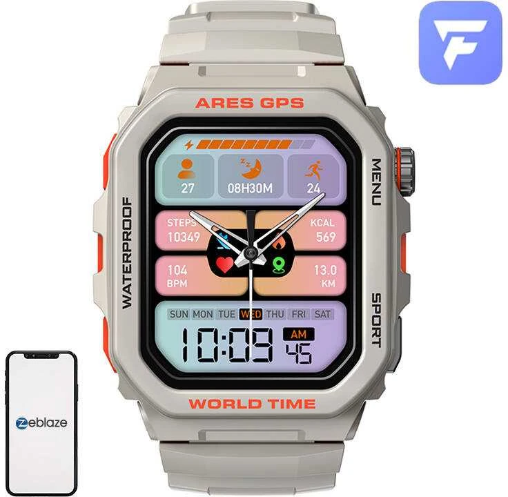 Zeblaze Ares GPS išmanusis laikrodis (baltas)