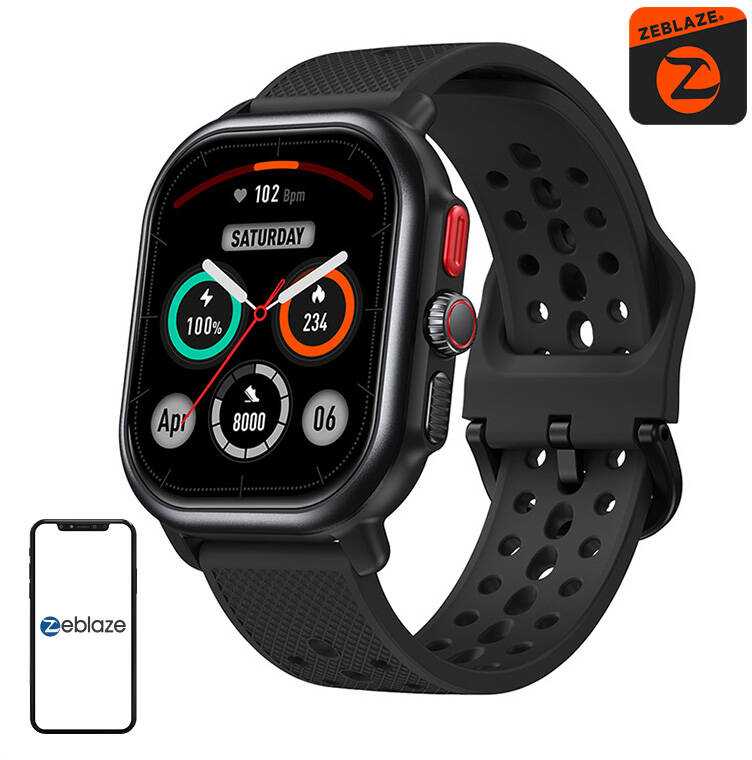 Išmanusis laikrodis Zeblaze Beyond 3 Pro (Lava Juodas)