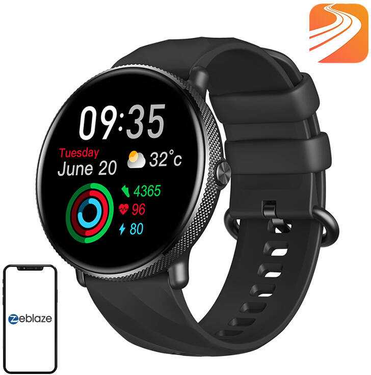 Išmanusis laikrodis Zeblaze GTR 3 Pro (juodas)