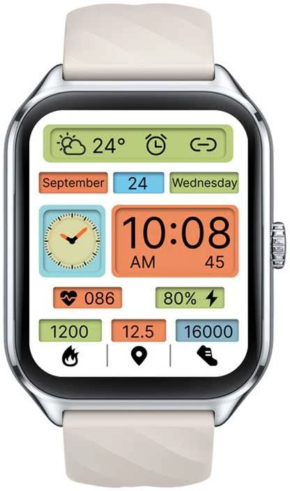 Išmanusis laikrodis Zeblaze GTS 4 smartwatch (sidabrinis)