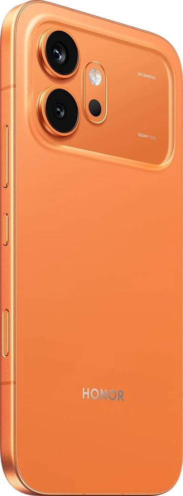 Honor 600 5G 16,7 cm (6,57 colio) Dviguba SIM kortelė „Android“ 16.0 USB C tipo 8 GB 512 GB 6400 mAh Oranžinis