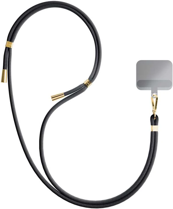 3MK EasyClip juodos spalvos (auksinis) virvelė telefonui