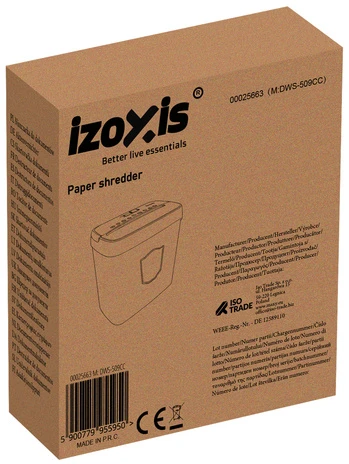 „Izoxis 25663“ dokumentų smulkintuvas