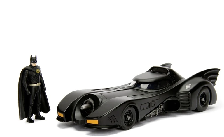 Jada žaislinis automobilis Metals Die Cast Betmobile ir Betmenas