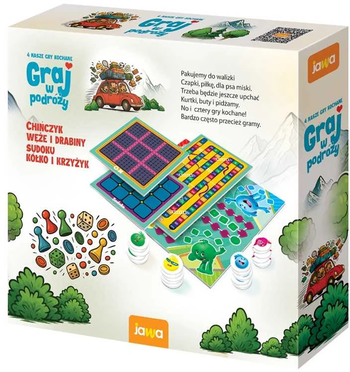 „Jawa Play on the go“ – 4 puikūs žaidimai – 4 žaidimų rinkinys, 3+ GR0815