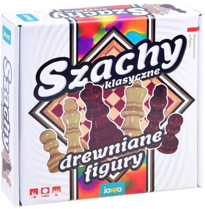 Jawa Klasikinė medinė šachmatų žaidimo lentelė su šachmatais