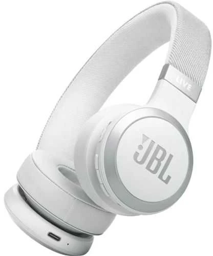 JBL Live 670NC belaidės ausinės, Baltos