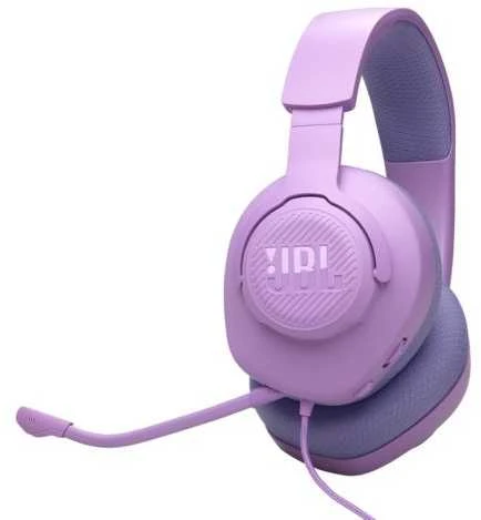 JBL Quantum 100M2 violetinės žaidimų ausinės su mikrofonu