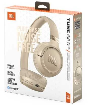 JBL Tune 680NC ausinių gaminio pakuotė