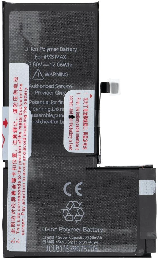 JCID baterija, skirta „iPhone XS Max“ (standartinė talpa)