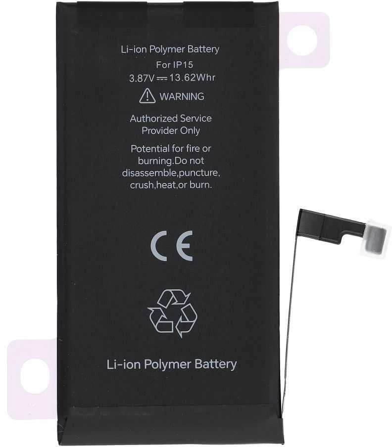 JCID diagnozuojama (naudota) iPhone 15 baterija 3520 mAh (didelės talpos)