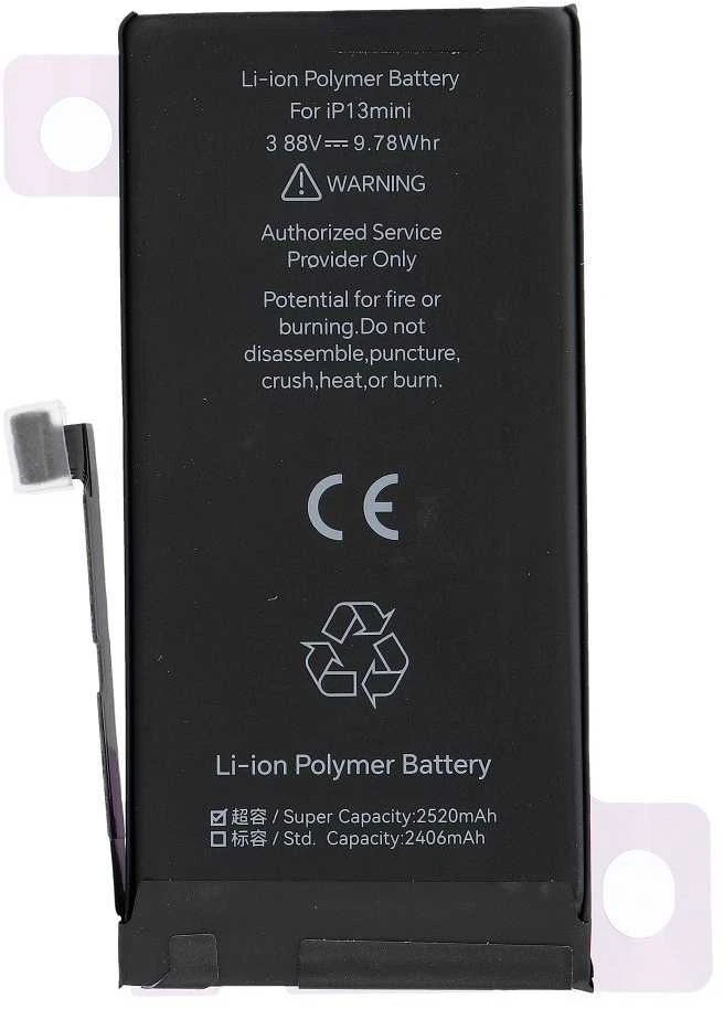 JCID diagnozuojama originali baterija, skirta „iPhone 13 Mini“ (didelės talpos)