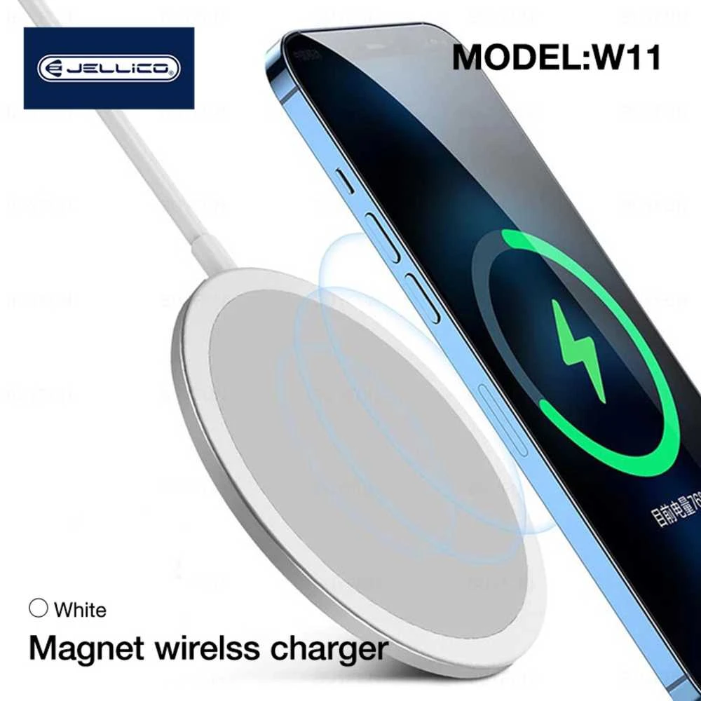 Ikaku JELLICO belaidis įkroviklis MagSafe W11 15W Baltas