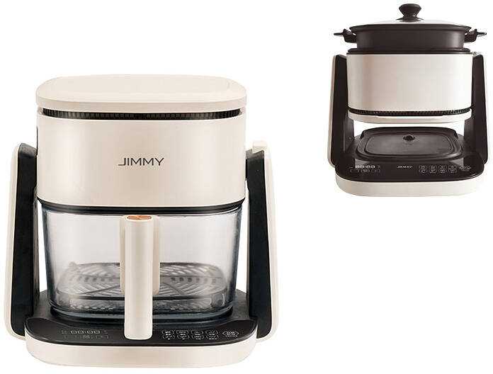 Karšto oro gruzdintuvė Jimmy AF3 + keptuvė | 1100 W | 4 L + 1 L