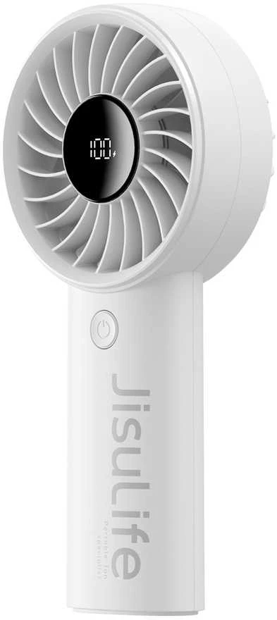 „Jisulife“ nešiojamasis ventiliatorius „Life4“, 3600 mAh, nešiojamas USB ventiliatorius – pilkas