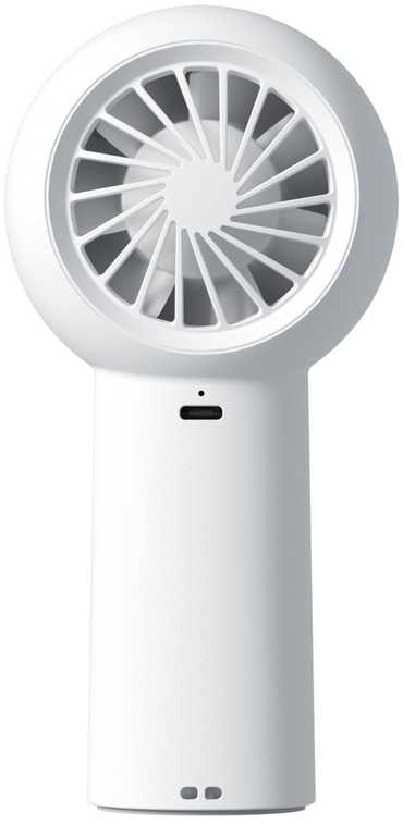 Mini dmuchawa Jisulife Handheld Fan Life5 Plus 4000 mAh przenośny wiatraczek wentylator USB - balta