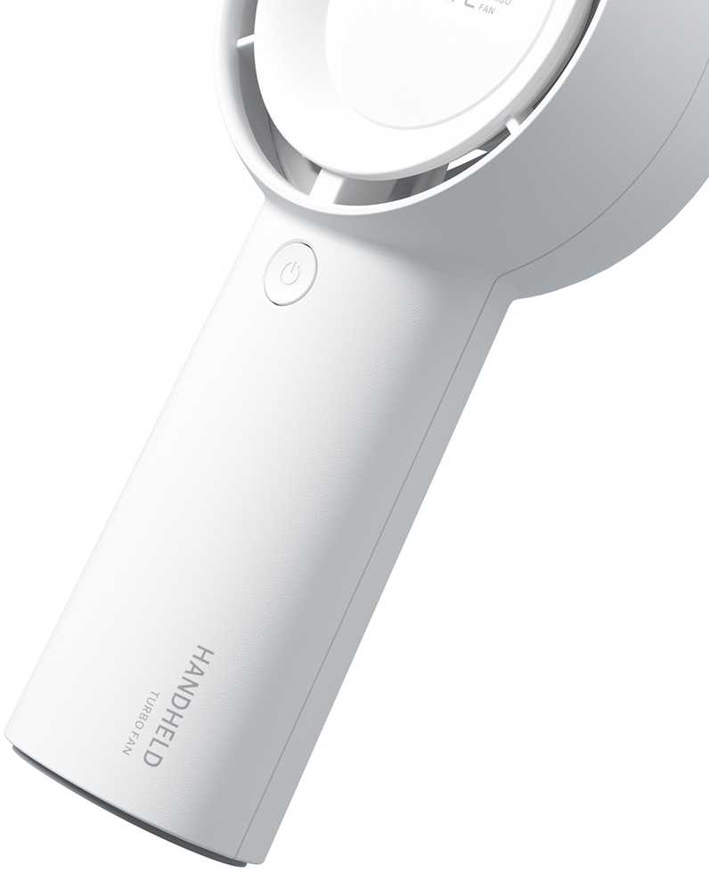 Mini dmuchawa Jisulife Handheld Fan Life5 Plus 4000 mAh przenośny wiatraczek wentylator USB - balta