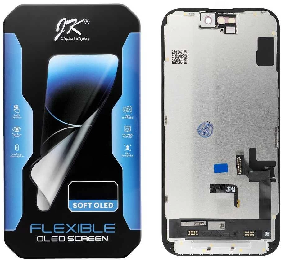 JK LCD ekranas, skirtas IPHONE 15 HARD OLED (keisti IC)
