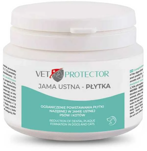 JM SANTE Vet Protector burnos ertmės milteliai šunims ir katėms – 60 g
