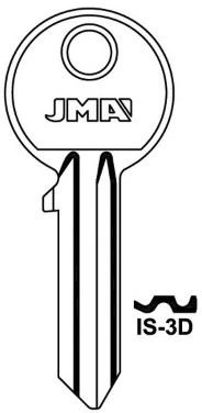JMA BLANK KEY IS-3D