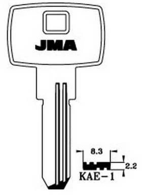 JMA BLANK KEY KAL1 (KAE-1) KALE KILIT