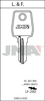 JMA BLANK KEY LF-29D