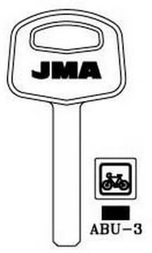 JMA BLANK KEY S21ABS ABU-3 ABUS